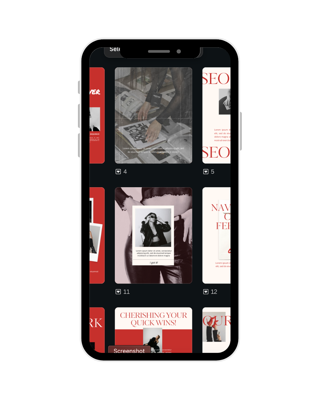 Social Media Post Templates: Cherry Velvet