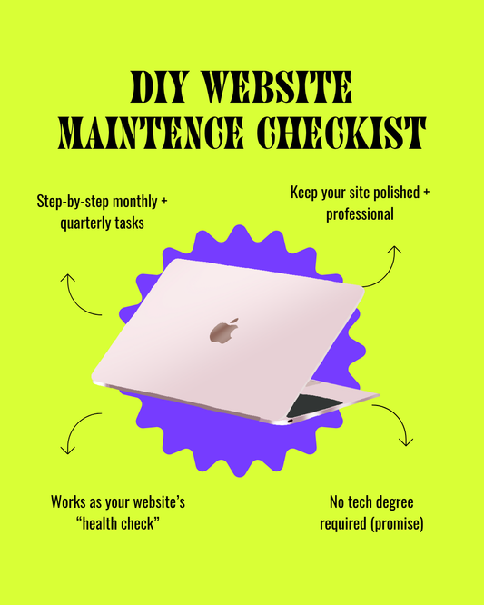 Freebie: DIY Website Maintenance Checklist