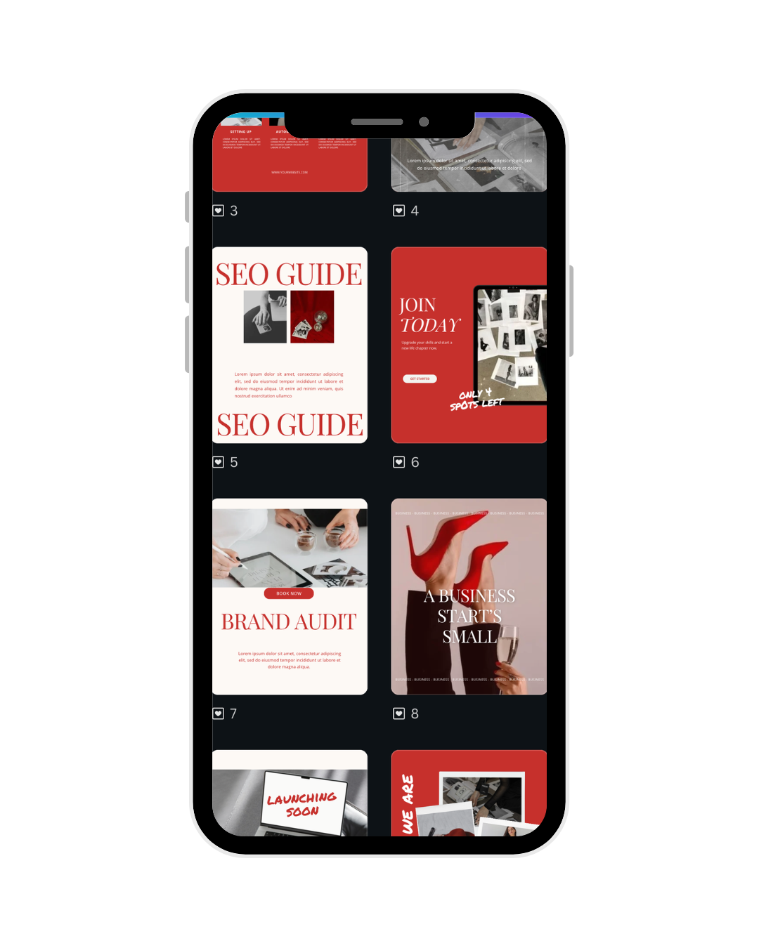 Social Media Post Templates: Cherry Velvet