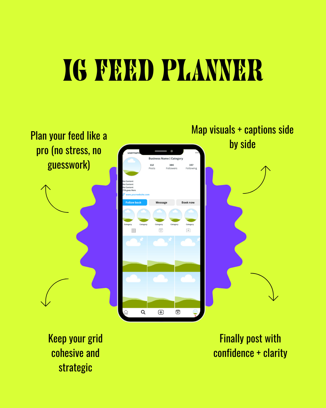 IG Feed Planner Template