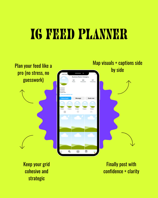 IG Feed Planner Template