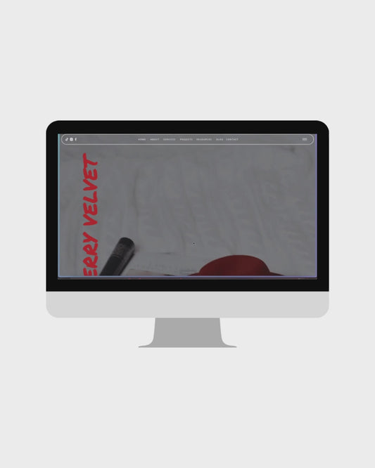 Show-it Website Template: Cherry Velvet